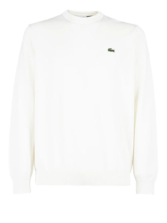 LACOSTE Lacoste Maglione In Tinta Unita Bianco Bianco
