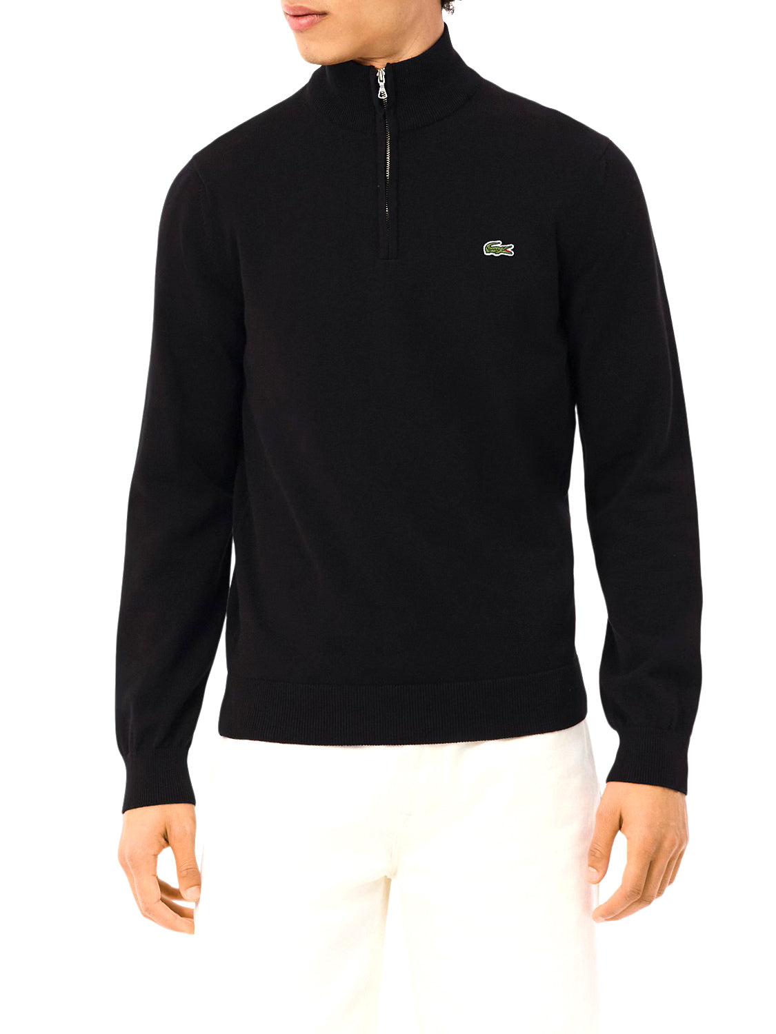 LACOSTE Lacoste Maglione Logo Ricamato Nero Nero