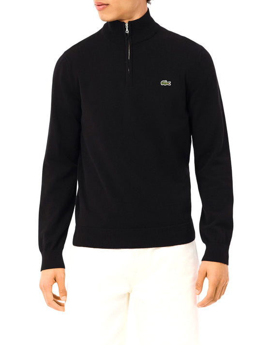 LACOSTE Lacoste Maglione Logo Ricamato Nero Nero