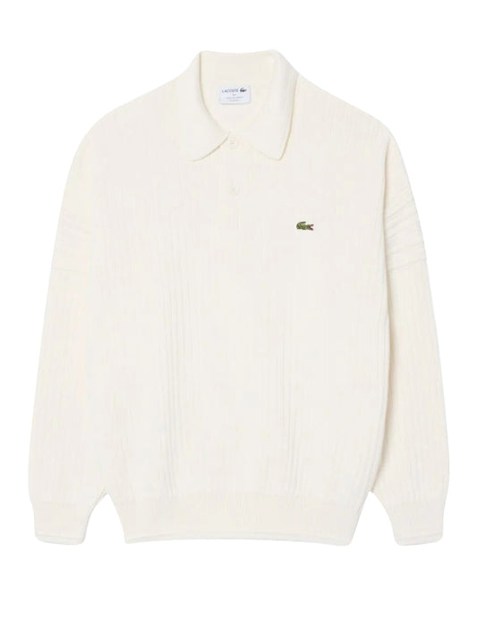 LACOSTE Maglione AH8574 Lacoste - Bianco Bianco