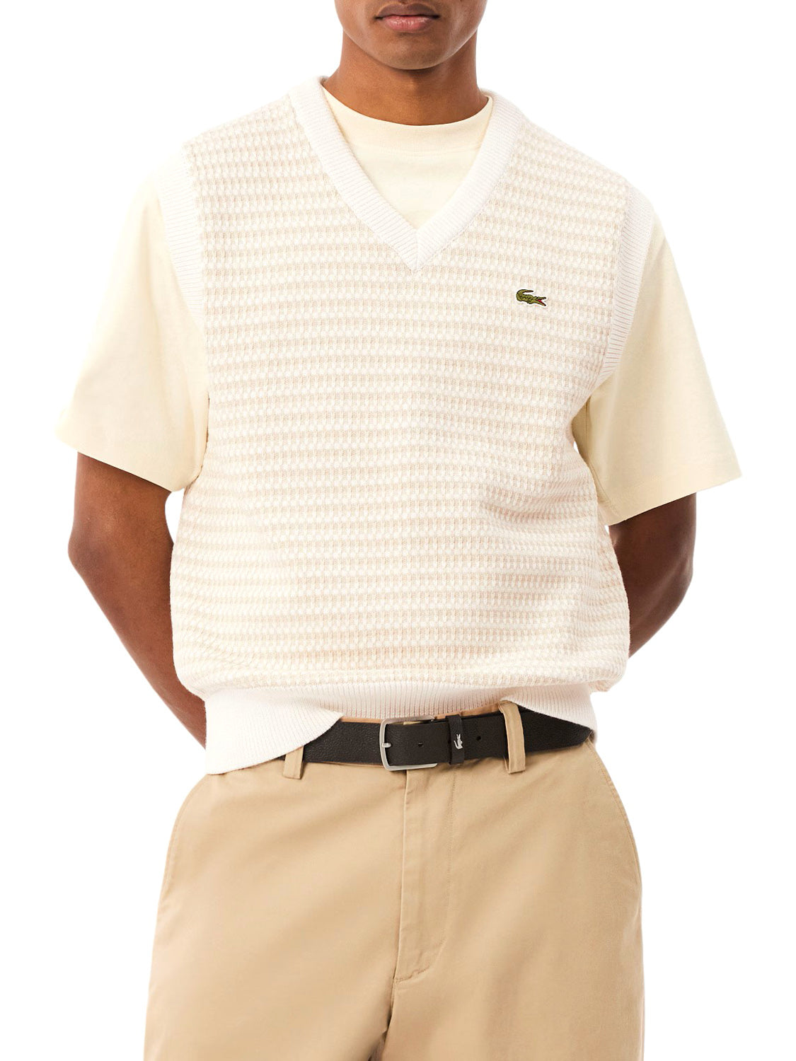 LACOSTE Maglia Lacoste Beige