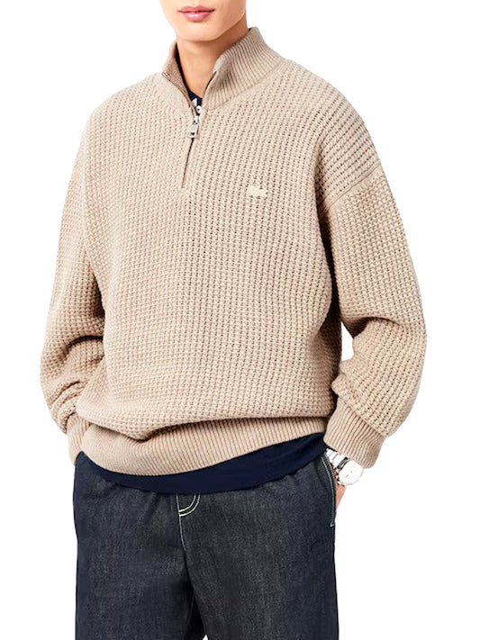 LACOSTE Maglione AH8584 Lacoste - Beige Grigio Chine