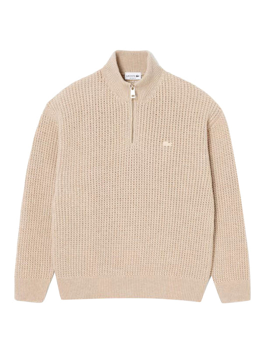 LACOSTE Maglione AH8584 Lacoste - Beige Grigio Chine