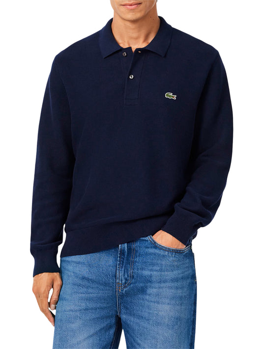 Lacoste Maglione Lacoste Logo Frontale Navy NAVY