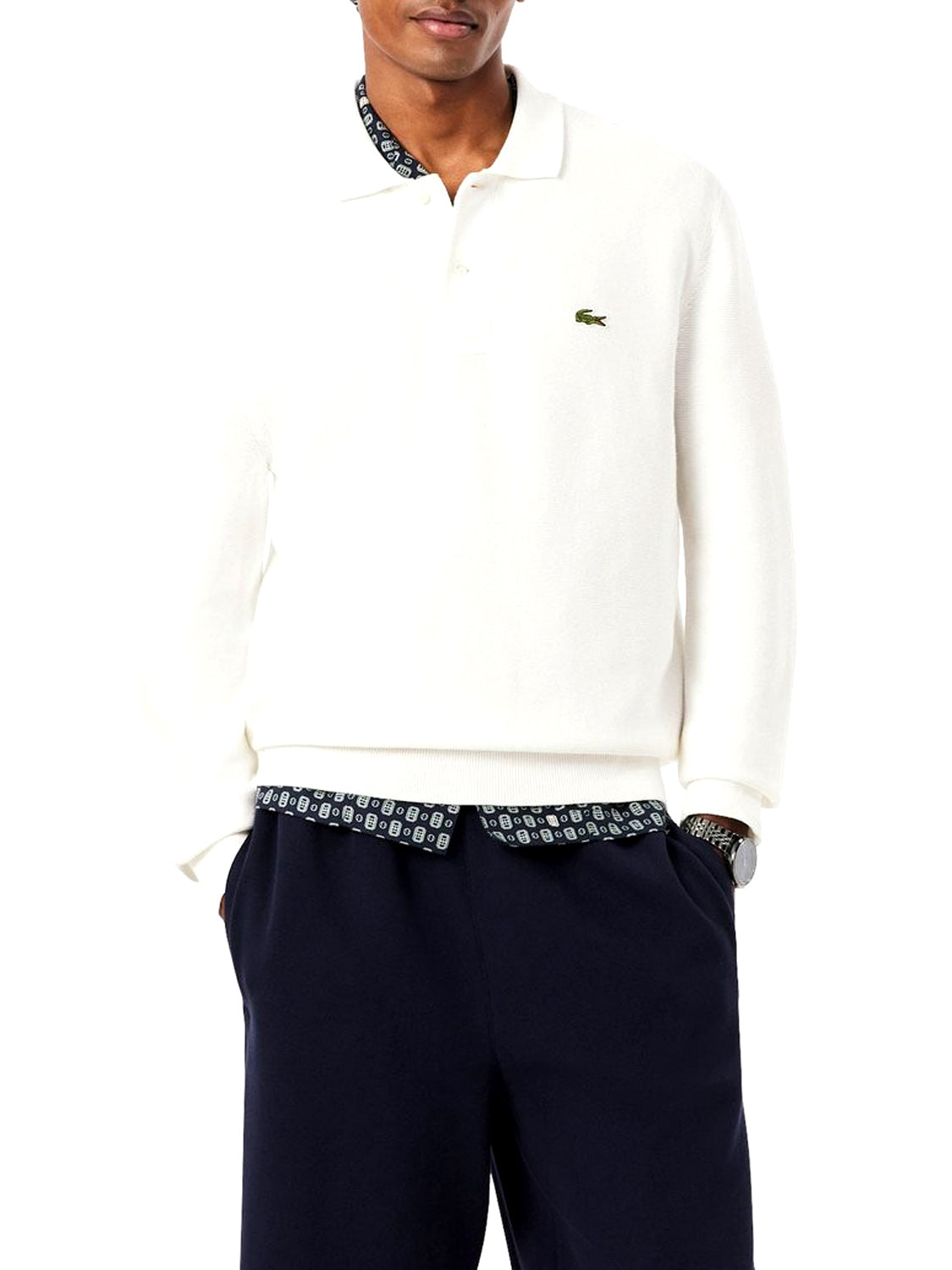 LACOSTE Maglione AH9904 Lacoste - Bianco Bianco