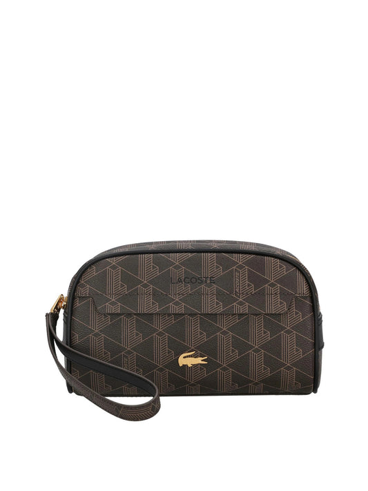 LACOSTE Pochette Lacoste Toilet Kit Marrone Marrone