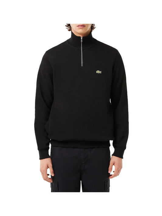 LACOSTE Lacoste Felpa Uomo Nero Nero