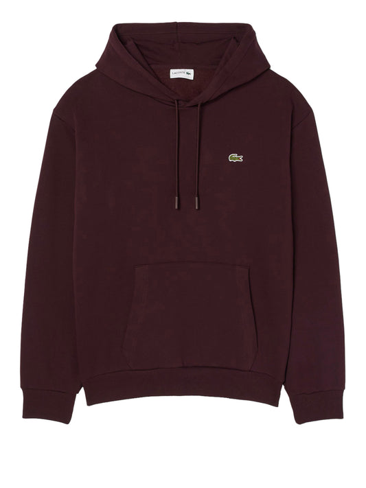 LACOSTE Lacoste Felpa Logo Frontale Bordeaux Bordeau