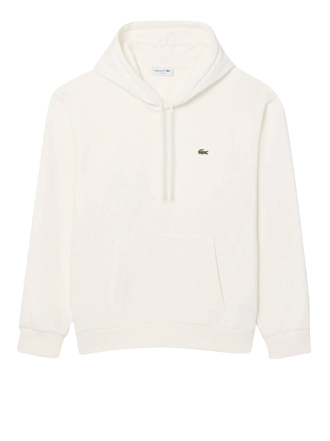LACOSTE Lacoste Felpa In Tinta Unita Bianco Bianco