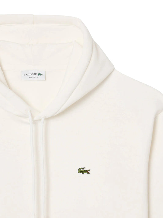 LACOSTE Lacoste Felpa In Tinta Unita Bianco Bianco