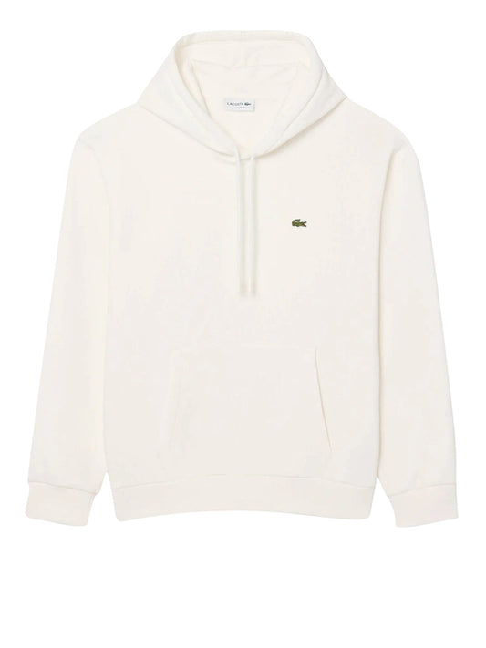 LACOSTE Lacoste Felpa In Tinta Unita Bianco Bianco