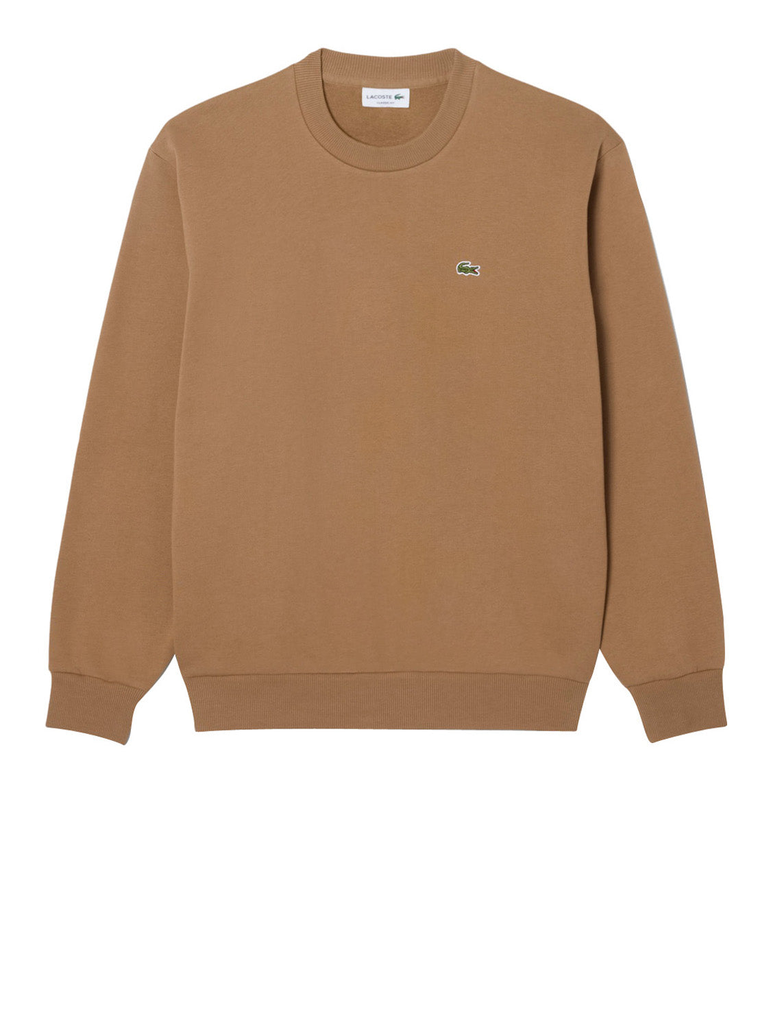 LACOSTE Lacoste Felpa Logo Iconico Marrone Chiaro Marrone chiaro