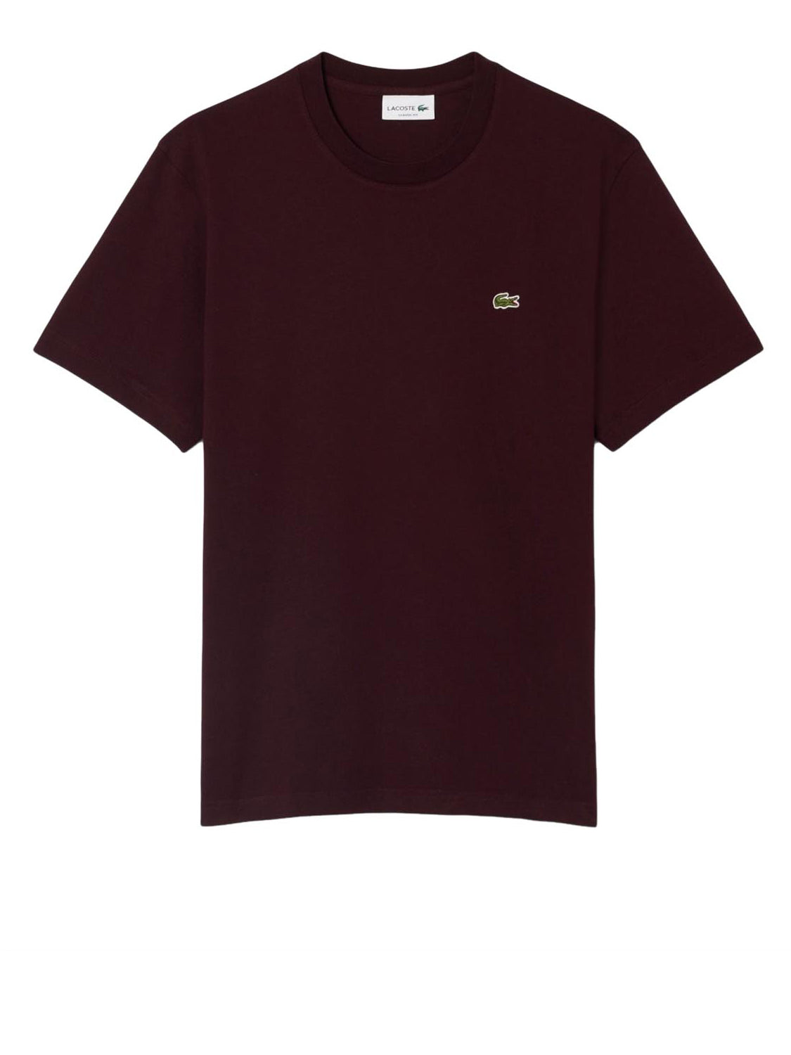 Lacoste Lacoste T-Shirt In Cotone Bordeaux Bordeau