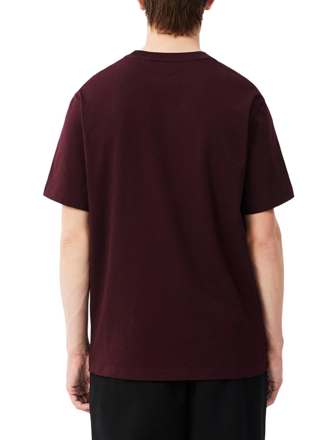 Lacoste Lacoste T-Shirt In Cotone Bordeaux Bordeau