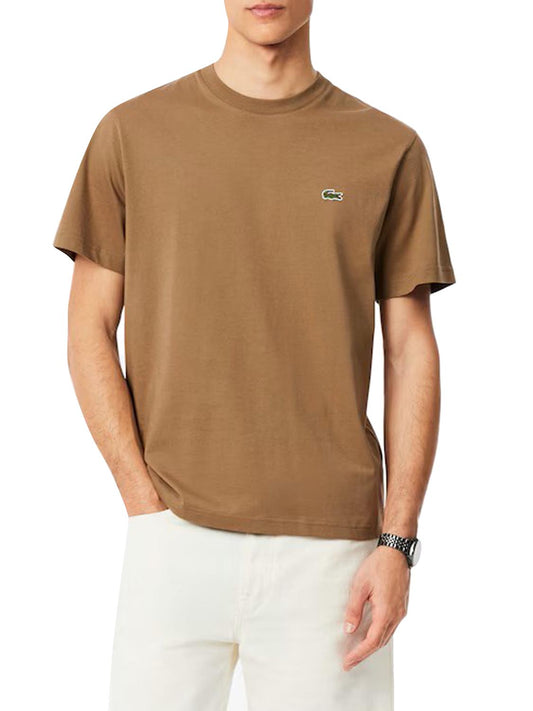 Lacoste T-Shirt Lacoste In Cotone Marrone Marrone