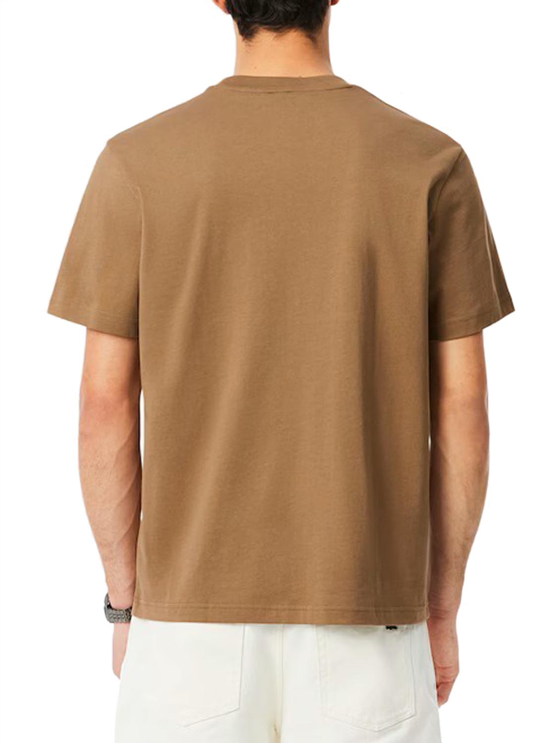 Lacoste T-Shirt Lacoste In Cotone Marrone Marrone