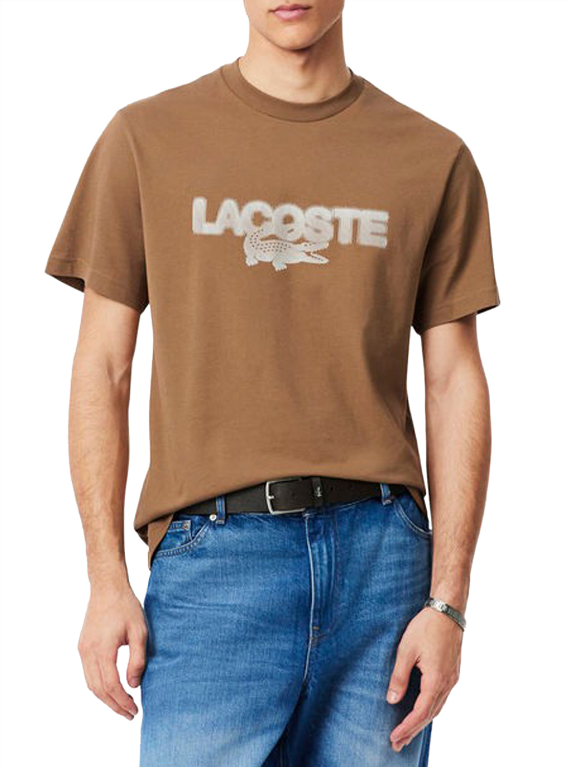 LACOSTE Tshirt TH9673 Lacoste - Marrone Marrone