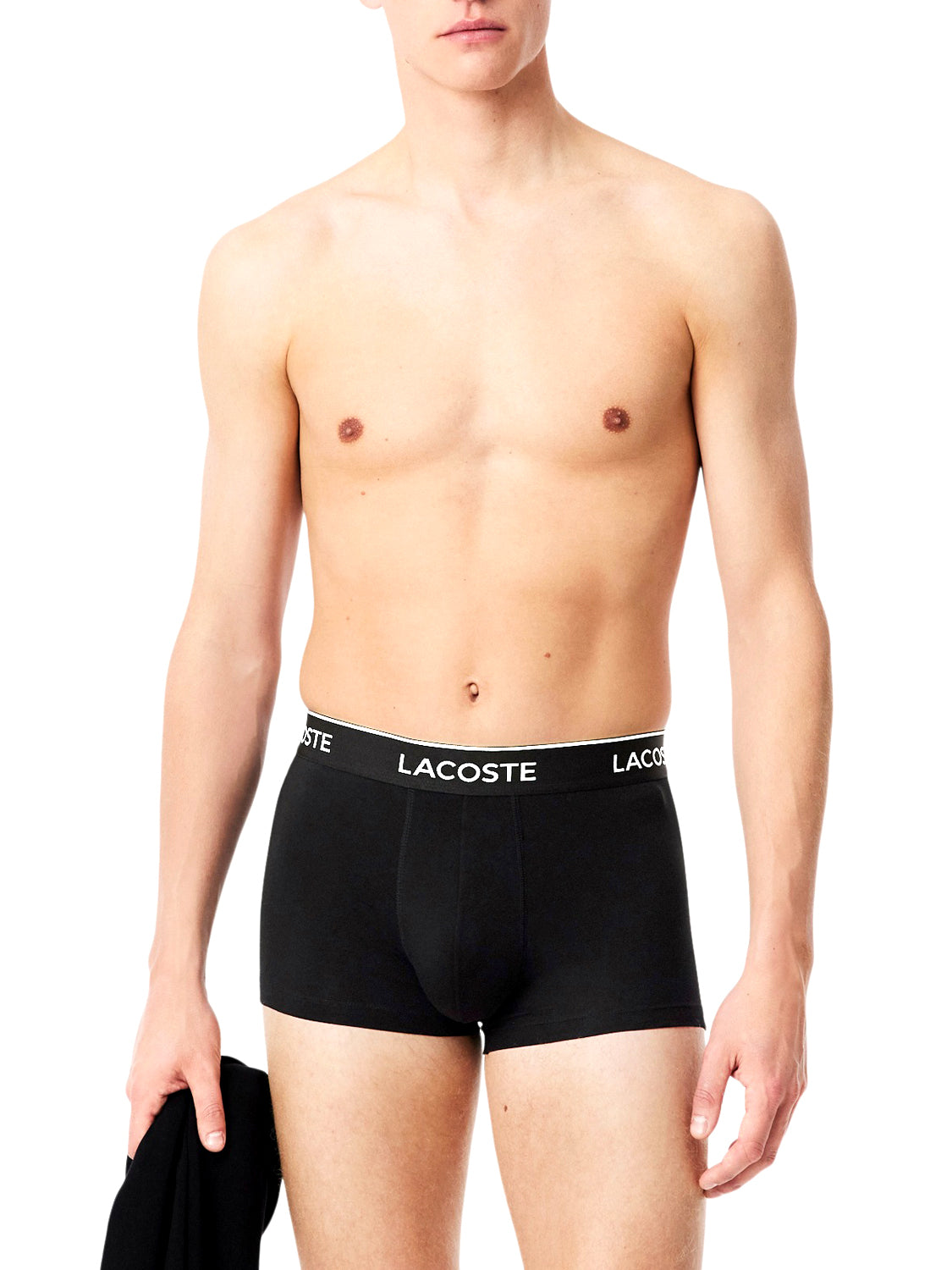 LACOSTE UNDERWEAR Boxer Lacoste Box Da 3 Nero Nero