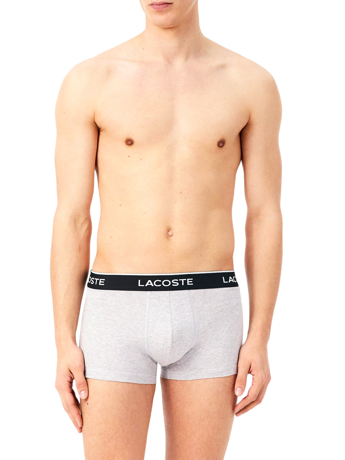 LACOSTE UNDERWEAR Lacoste Boxer Box Da 3 Grigio Grigio/nero