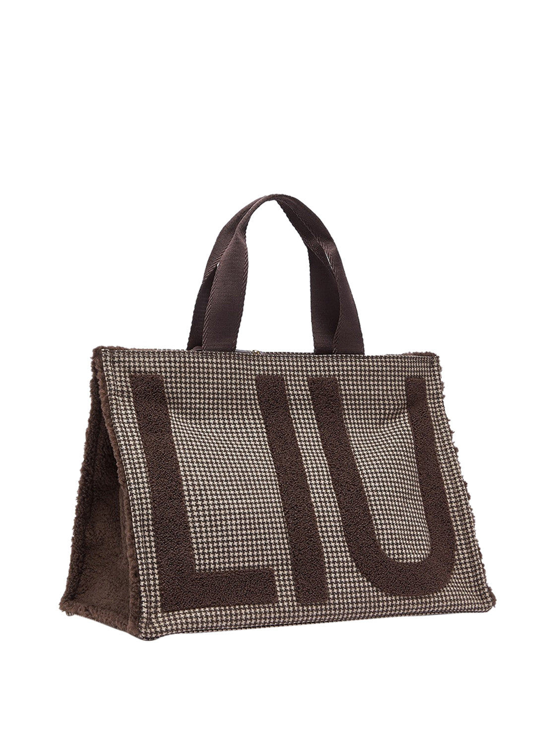 LIU JO SOFT1 Borsa Tote Grande In Tessuto Check Liu Jo - T.Moro T.MORO