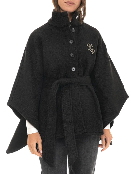 LIU JO SOFT1 Poncho Cappa Liu Jo - Nero BLACK