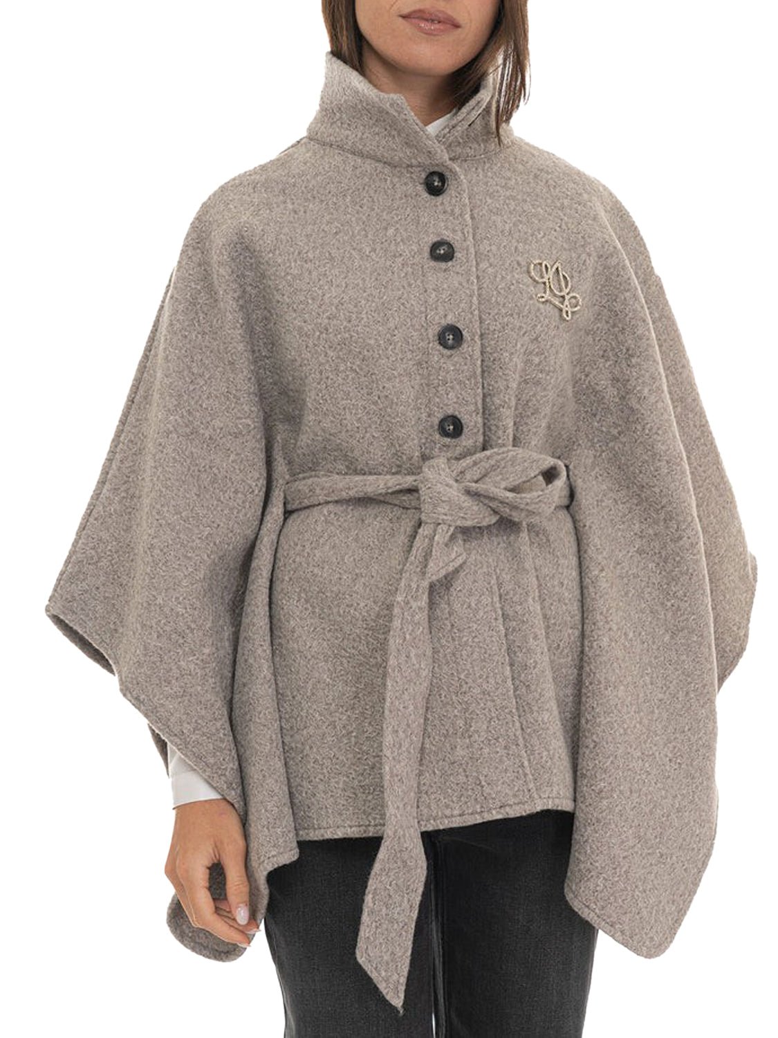 LIU JO SOFT1 Poncho Cappa Liu Jo - Grigio FROZEN