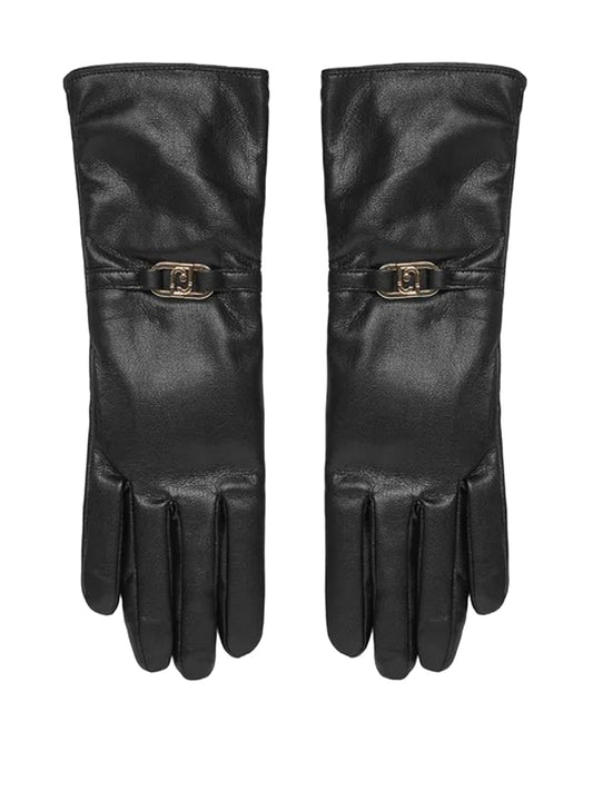 Liu Jo Guanti Con Logo Liu Jo - Nero BLACK