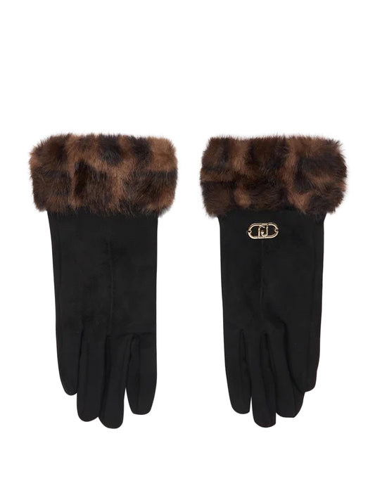 LIU JO SOFT1 Guanti Con Pelliccia Liu Jo - Animalier ANIMALIER
