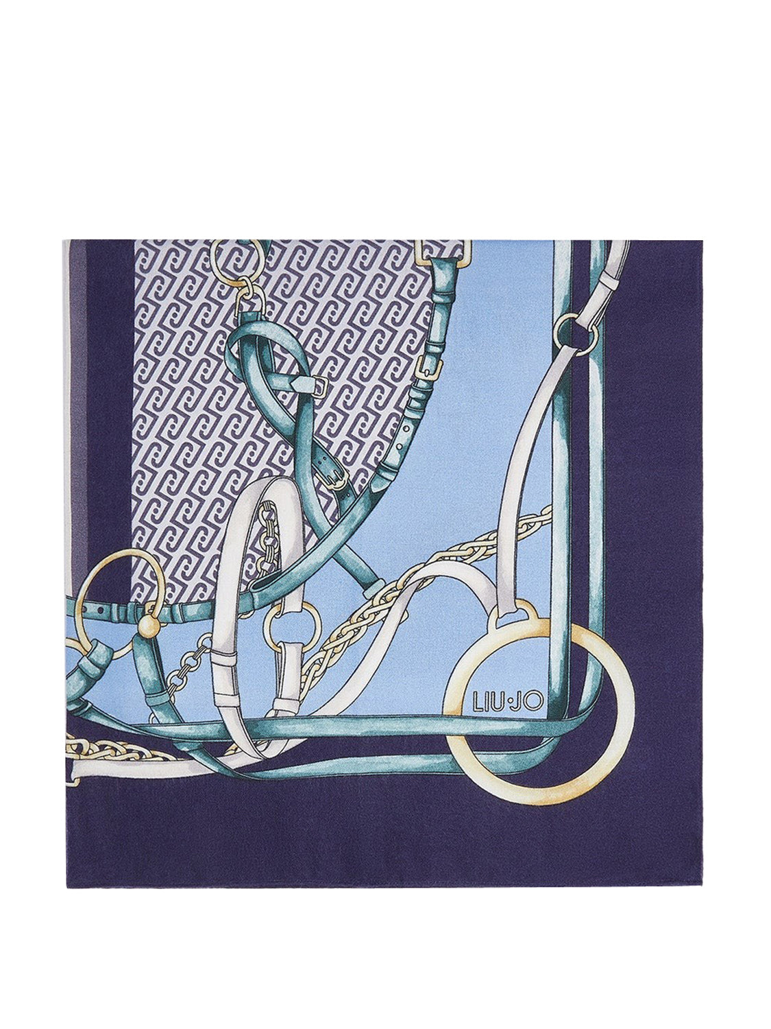 Liu Jo Foulard Con Stampa Liu Jo - Blu MIDNIGHT