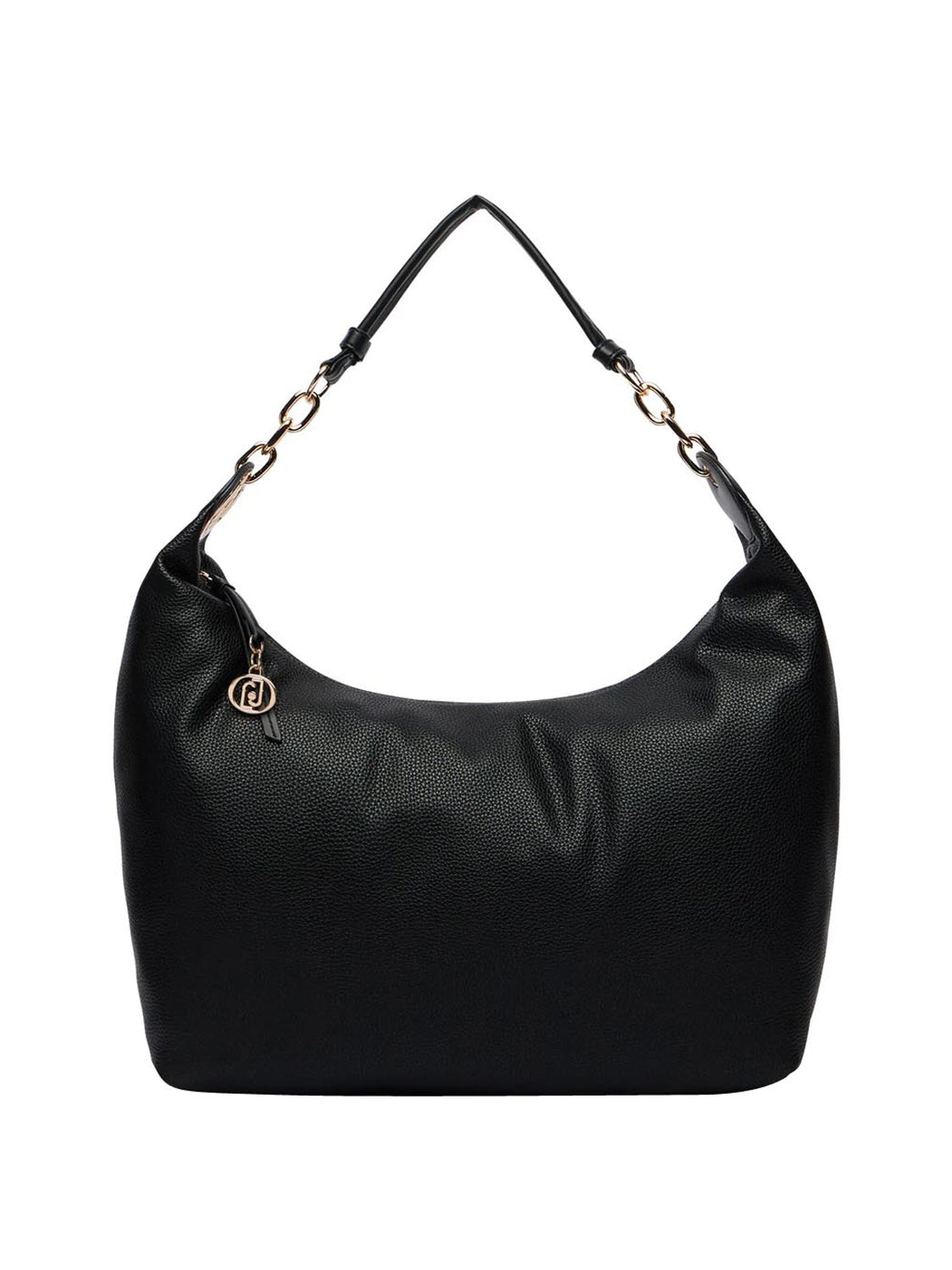LIUJO ACCESSORI1 Liu Jo Borsa A Mano Hobo Nero Nero/Brass Gold