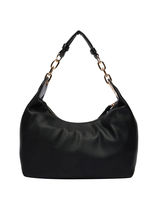 LIUJO ACCESSORI1 Liu Jo Borsa A Tracolla Cross Over Nero Nero/Brass Gold