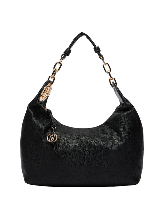 LIUJO ACCESSORI1 Liu Jo Borsa A Tracolla Cross Over Nero Nero/Brass Gold