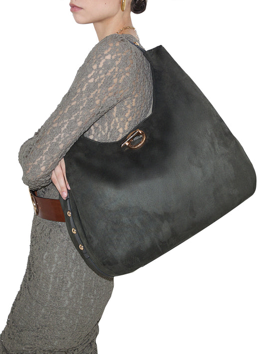 LIUJO ACCESSORI1 Liu Jo Borsa A Mano Con Borchie - Forest Foresta
