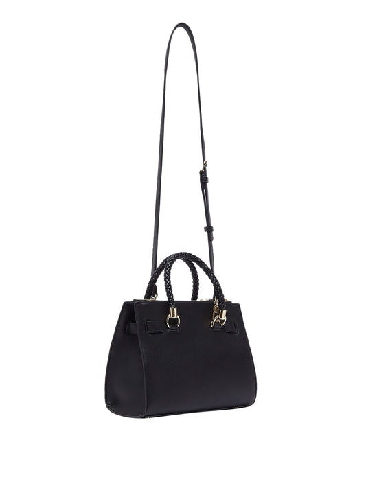 LIUJO ACCESSORI1 Liu Jo Borsa A Tracolla Logo Frontale Nero BLACK