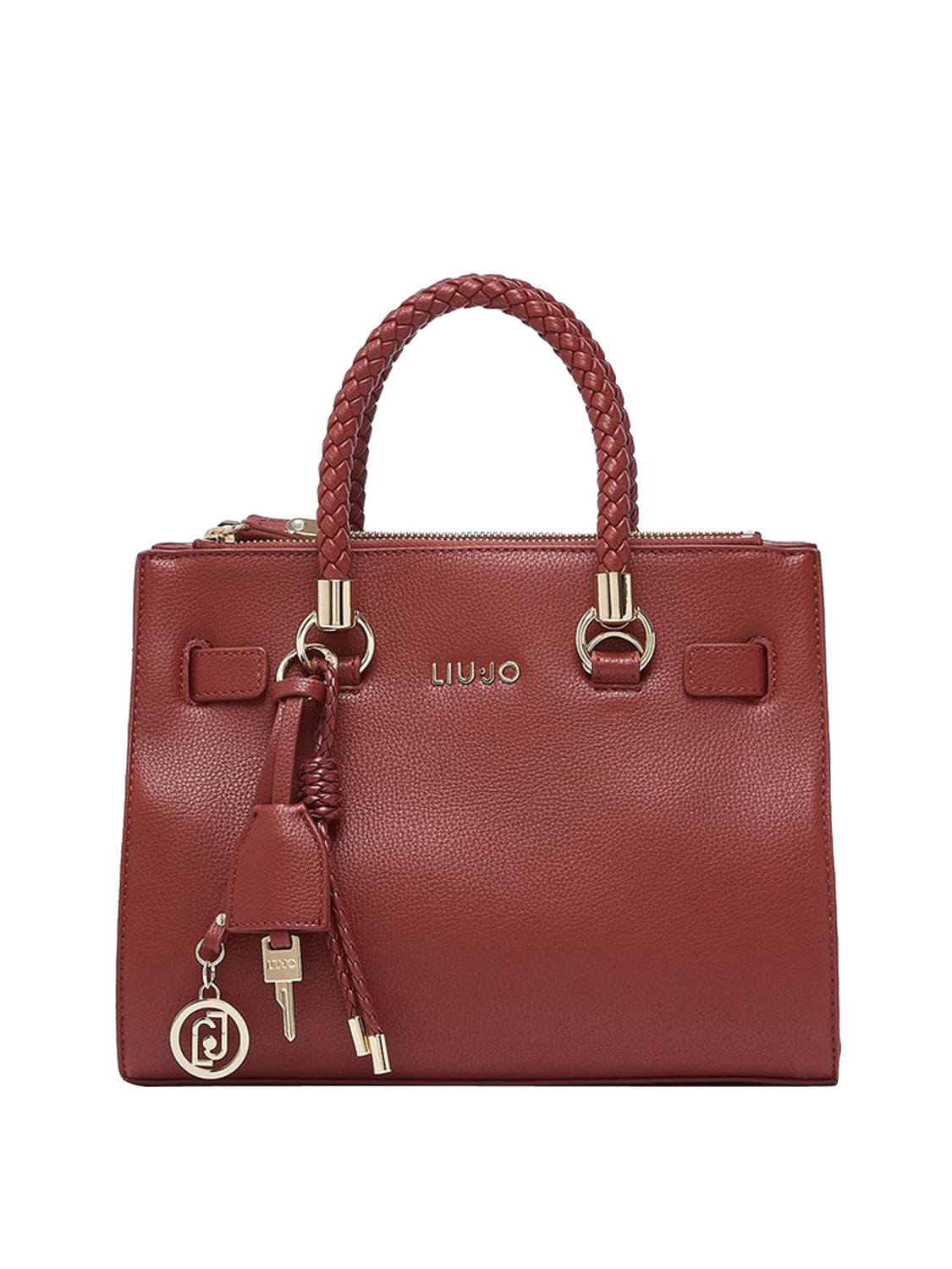 LIUJO ACCESSORI1 Liu Jo Borsa A Tracolla Logo Frontale Red Brick Red