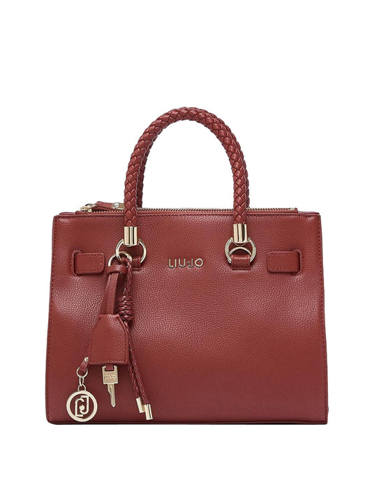 LIUJO ACCESSORI1 Liu Jo Borsa A Tracolla Logo Frontale Red Brick Red