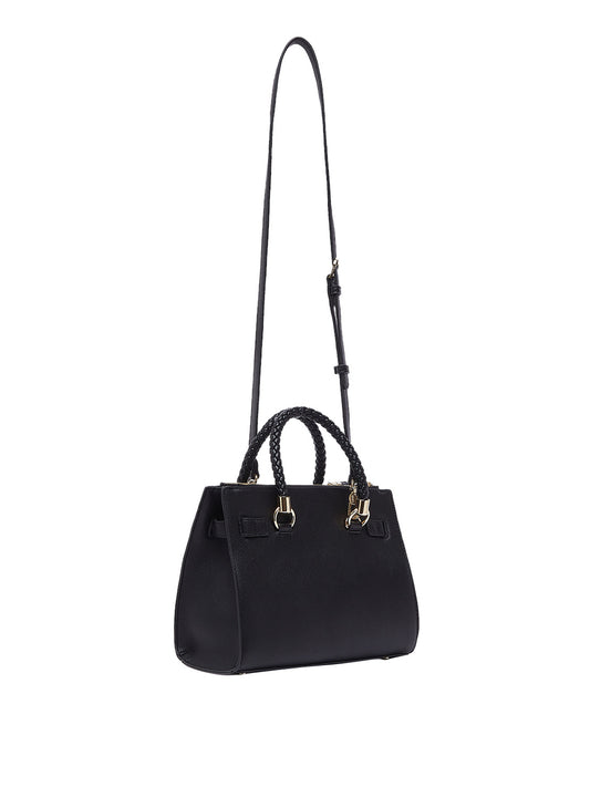 LIUJO ACCESSORI1 Liu Jo Borsa A Tracolla Logo Frontale Nero BLACK