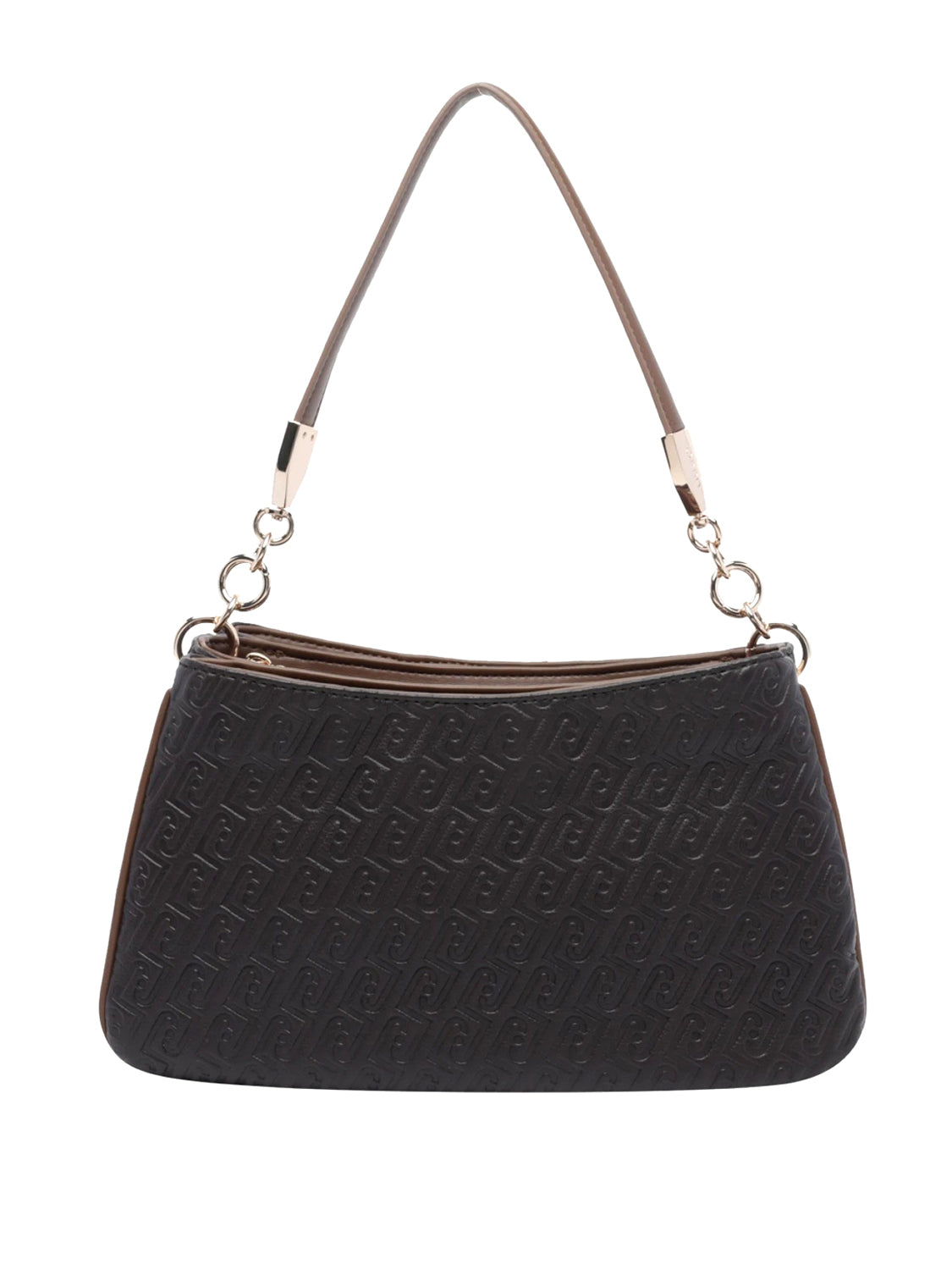 Liu Jo Borsa A Spalla Con Monogram In Rilievo Liu Jo - Deep Brown Deep Brown