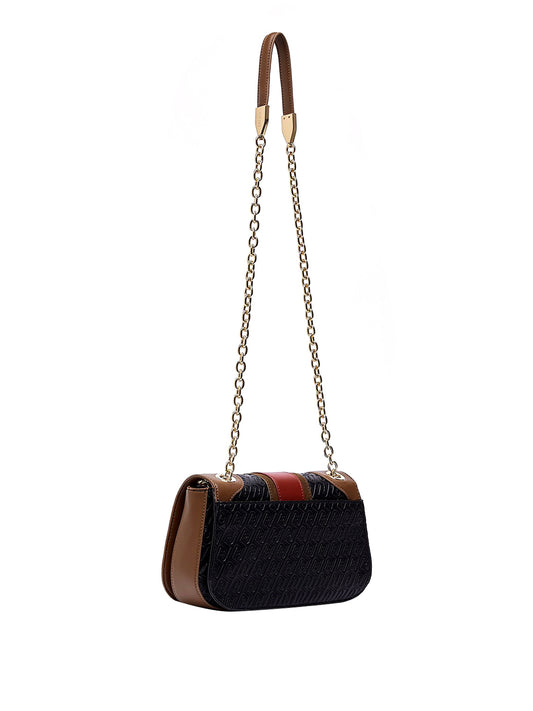 LIUJO ACCESSORI1 Borsa A Tracolla Media Liu Jo - Nero BLACK