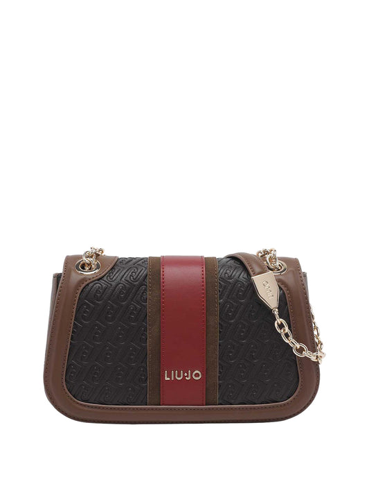 LIUJO ACCESSORI1 Borsa A Tracolla Media Liu Jo - Marrone Scuro Deep Brown