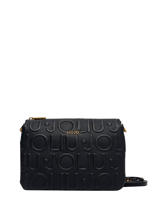 LIUJO ACCESSORI1 Borsa A Tracolla Logo Piccola Liu Jo - Nero BLACK