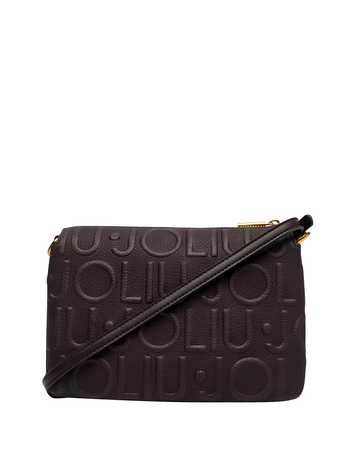 LIUJO ACCESSORI1 Borsa A Tracolla Logo Piccola Liu Jo - Marrone Scuro Deep Brown