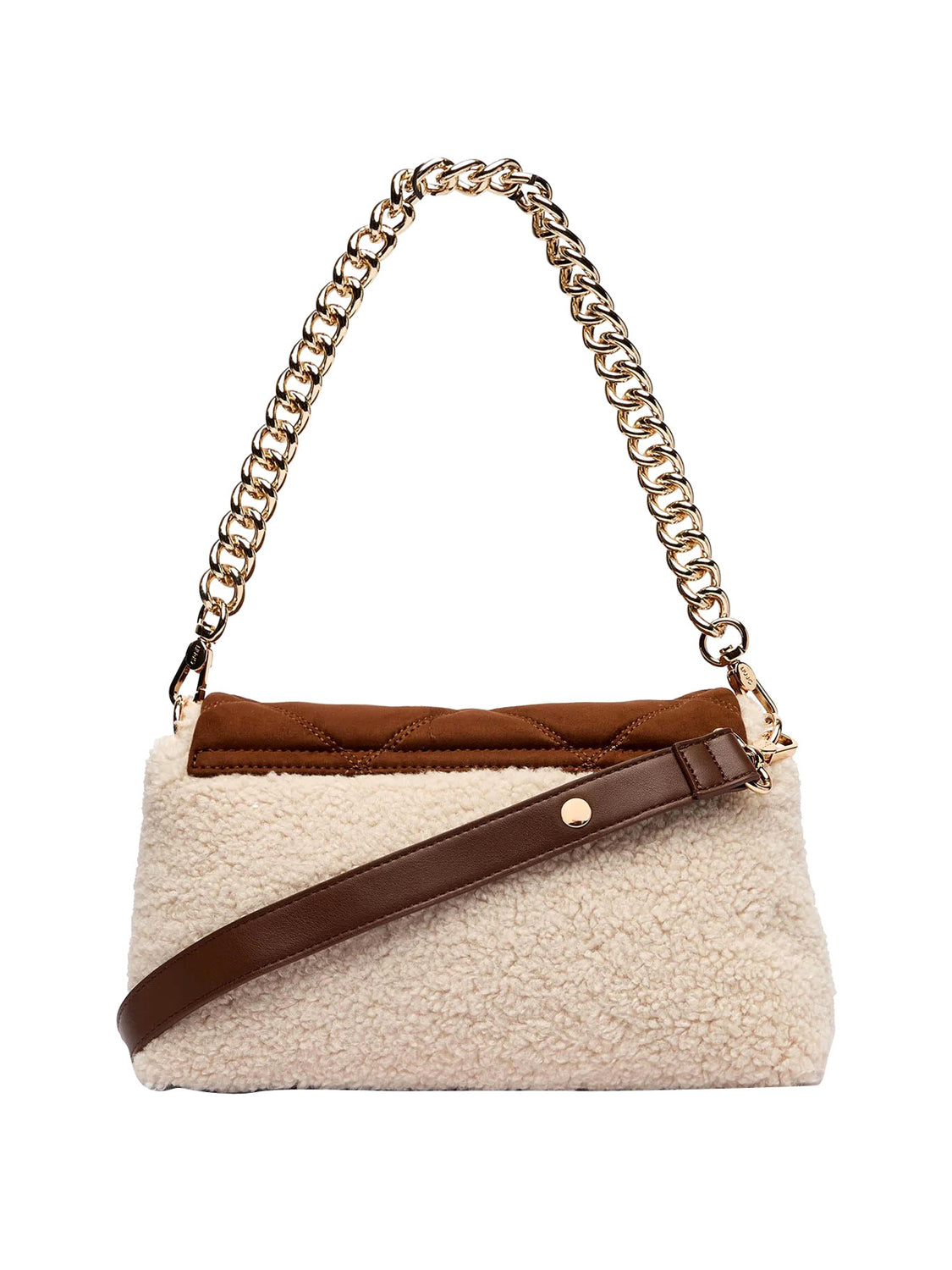 LIUJO ACCESSORI1 Borsa LaPuffy In Teddy Liu Jo - Crema CREAM