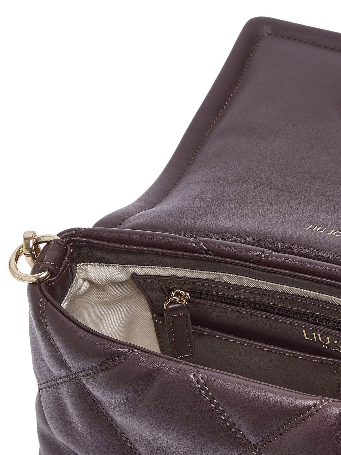 LIUJO ACCESSORI1 Borsa a Tracolla La Puffy Cross Over Liu Jo - Bordeaux BORDEAUX