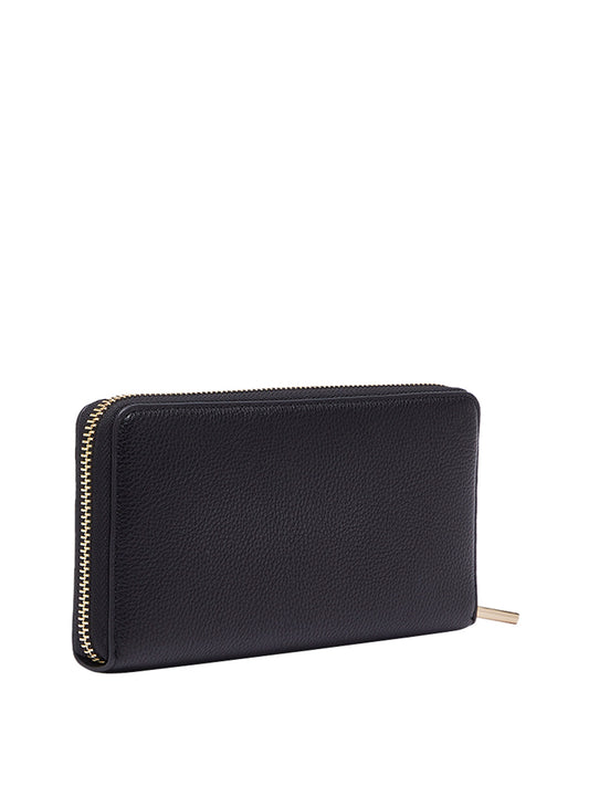 LIUJO ACCESSORI1 Liu Jo Portafoglio Logo Frontale Nero BLACK