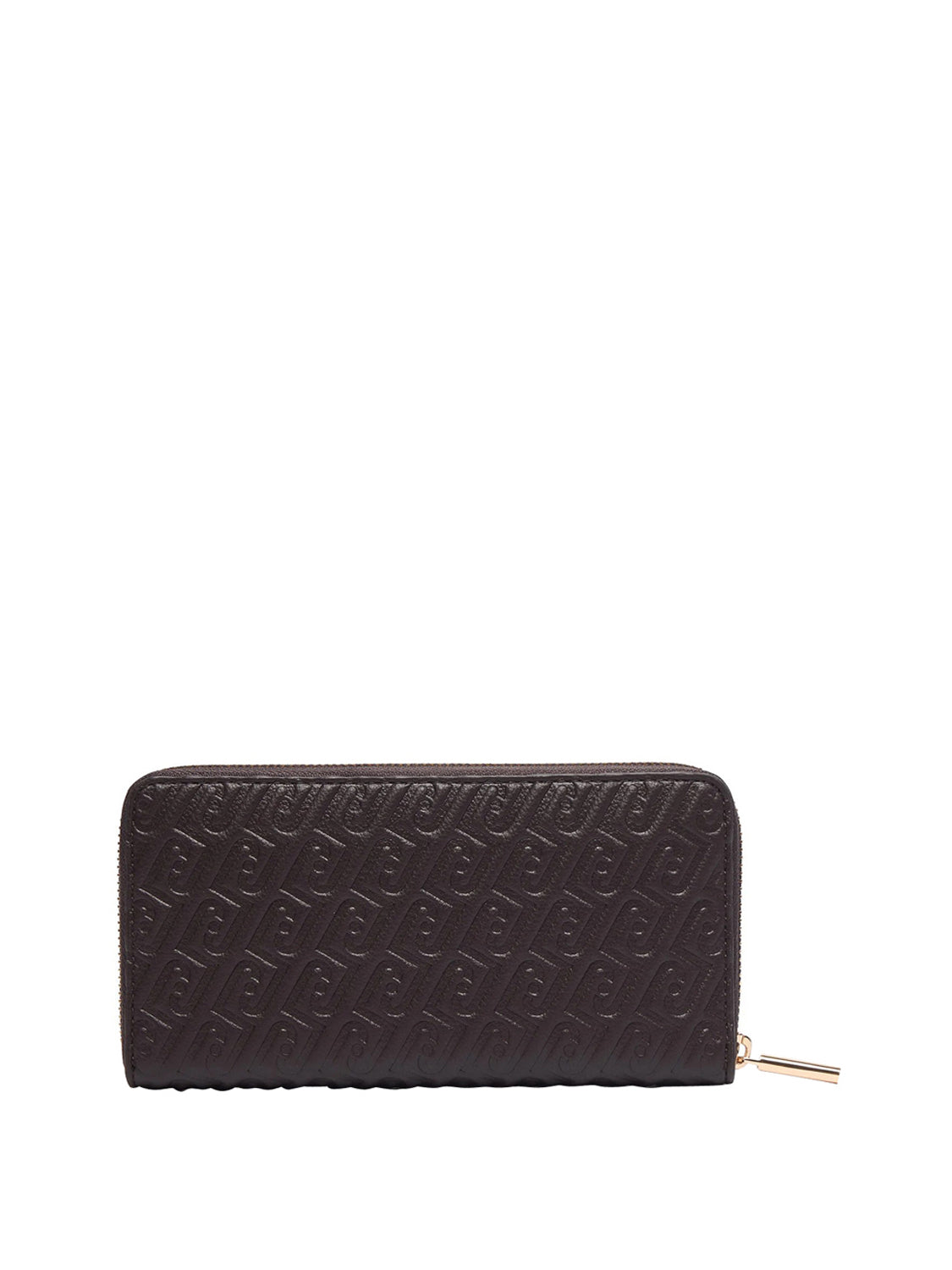 LIUJO ACCESSORI1 Portafoglio Grande Monogram Debossed Liu Jo - Marrone Scuro Deep Brown