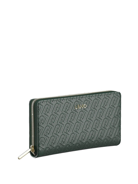 LIUJO ACCESSORI1 Portafoglio Grande Monogram Debossed Liu Jo - Foresta Foresta