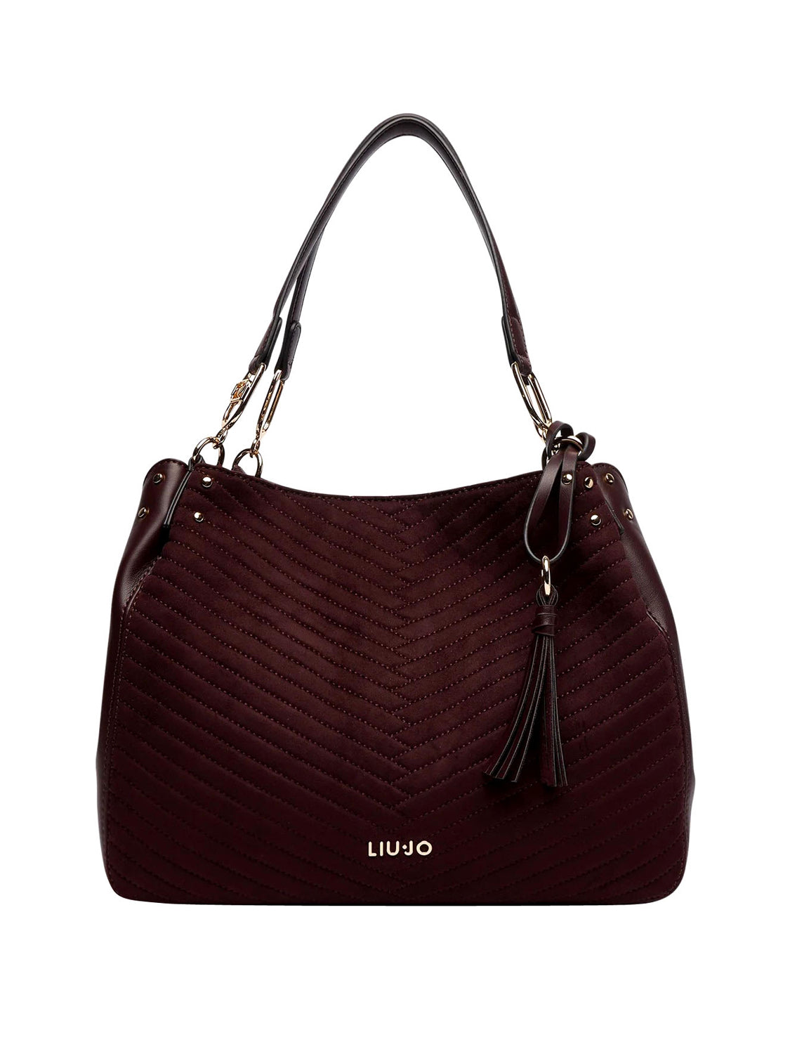 LIUJO ACCESSORI1 Borsa Cirry M Satchel Liu Jo - Red Aubergine Red Aubergine
