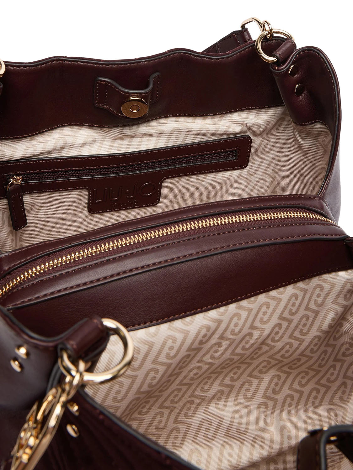 LIUJO ACCESSORI1 Borsa Cirry M Satchel Liu Jo - Red Aubergine Red Aubergine