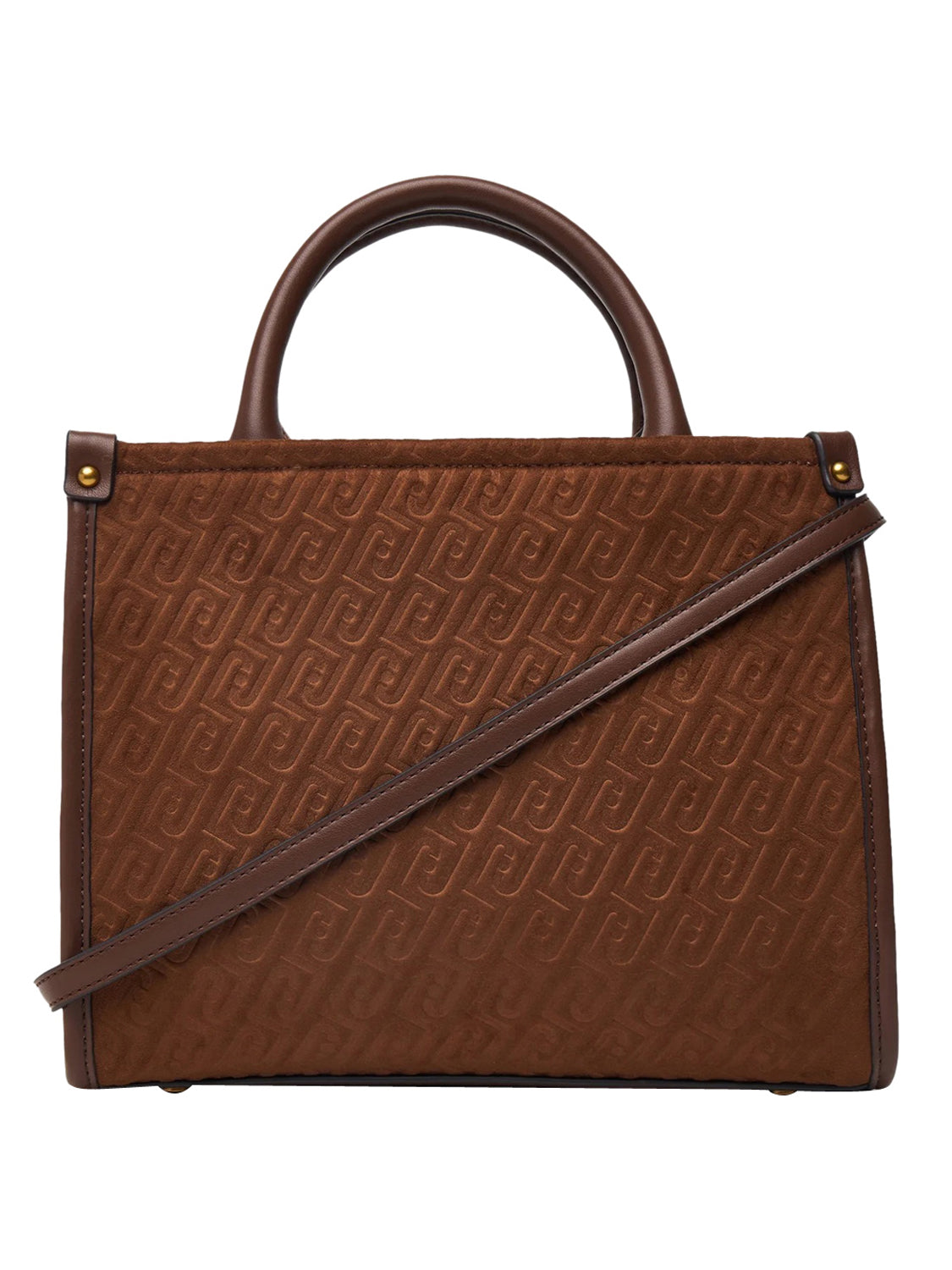 Liu Jo Borsa A Mano Ridhi S Tote Con Stampa Monogram Liu Jo - Tabacco Tabacco